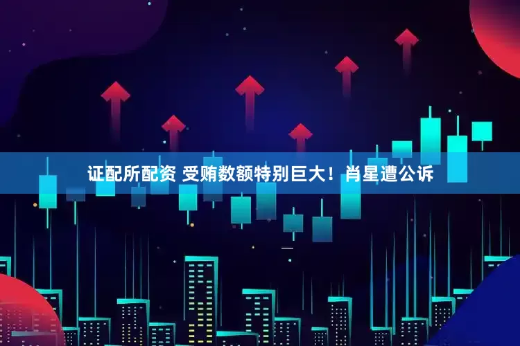 证配所配资 受贿数额特别巨大！肖星遭公诉
